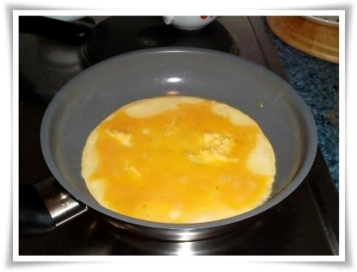 Omelett mit Austernpilze in Sahnesauce - Rezept - Bild Nr. 12