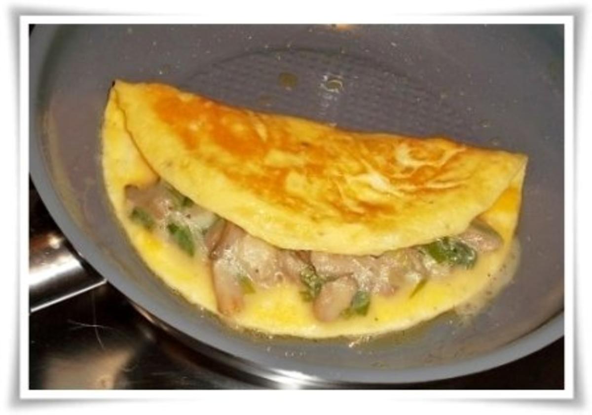 Omelett mit Austernpilze in Sahnesauce - Rezept - Bild Nr. 14