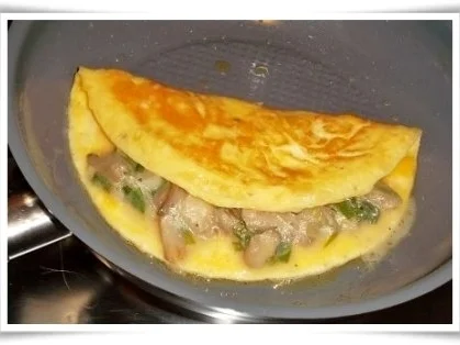 Omelett mit Austernpilze in Sahnesauce - Rezept - Bild Nr. 14