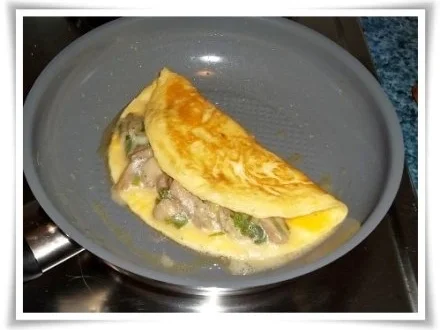 Omelett mit Austernpilze in Sahnesauce - Rezept - Bild Nr. 15