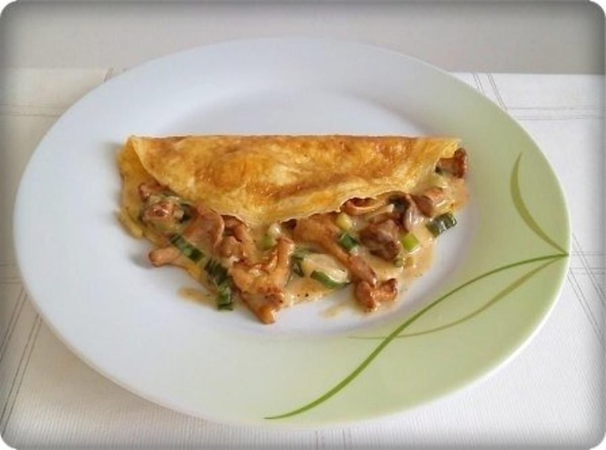 Gefülltes Omelett mit Pfifferlingen - Rezept - Bild Nr. 15