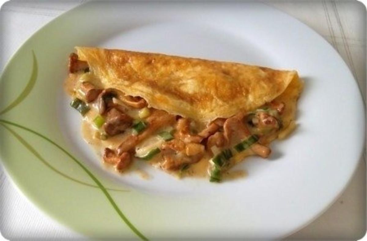 Gefülltes Omelett mit Pfifferlingen - Rezept - Bild Nr. 14