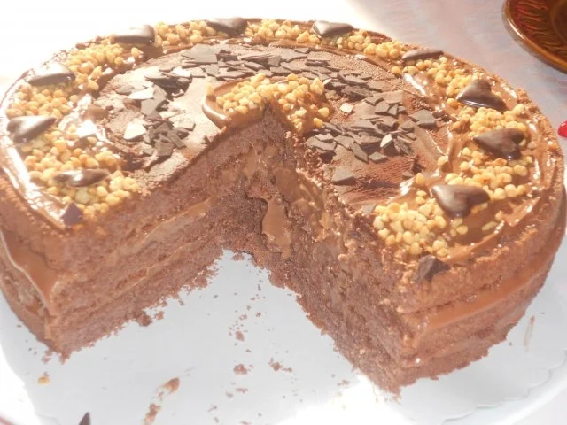 Rezept: Nougattorte Bild Nr. 2 Nougattorte - Rezept - Bild Nr. 2