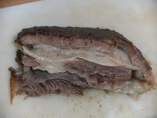 Rezept: Fleisch: Rinderbauch / Schemmrippe, gekocht - wird zum Braten Bild Nr. 6 Fleisch: Rinderbauch / Schemmrippe, gekocht - wird zum Braten - Rezept - Bild Nr. 6