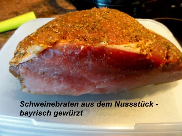 Fleisch:    SCHWEINEBRATEN -bayrische Art- - Rezept - Bild Nr. 2