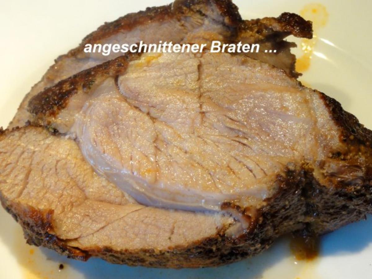 Fleisch:    SCHWEINEBRATEN -bayrische Art- - Rezept - Bild Nr. 10