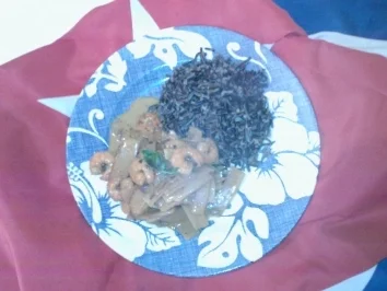 Rezept: Garnelencurry süß-sauer an Wildreis Garnelencurry süß-sauer an Wildreis - Rezept