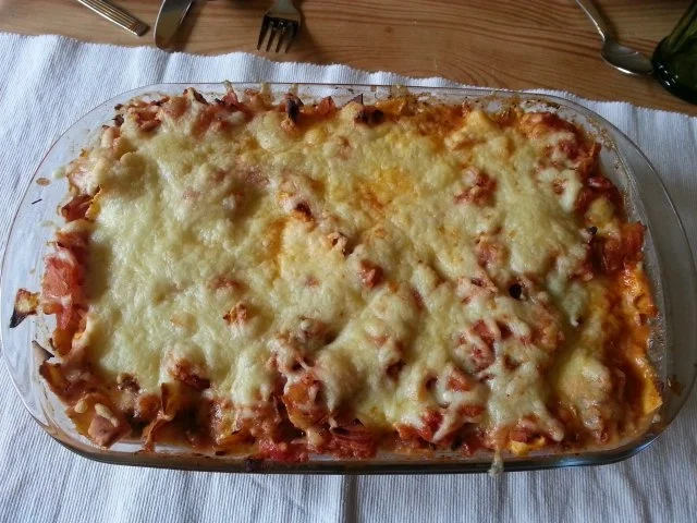 Bandnudeln al forno - Rezept