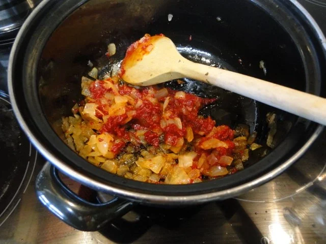 Rezept: Bunter Risottoreis mit Frikadellenröllchen und Bild Nr. 4 Bunter Risottoreis mit Frikadellenröllchen und - Rezept - Bild Nr. 4