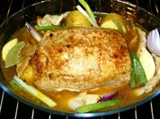 Knoblauchgespickter Schweinerücken - Rezept