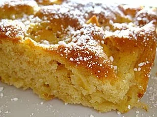 Biskuitapfelkuchen - Rezept