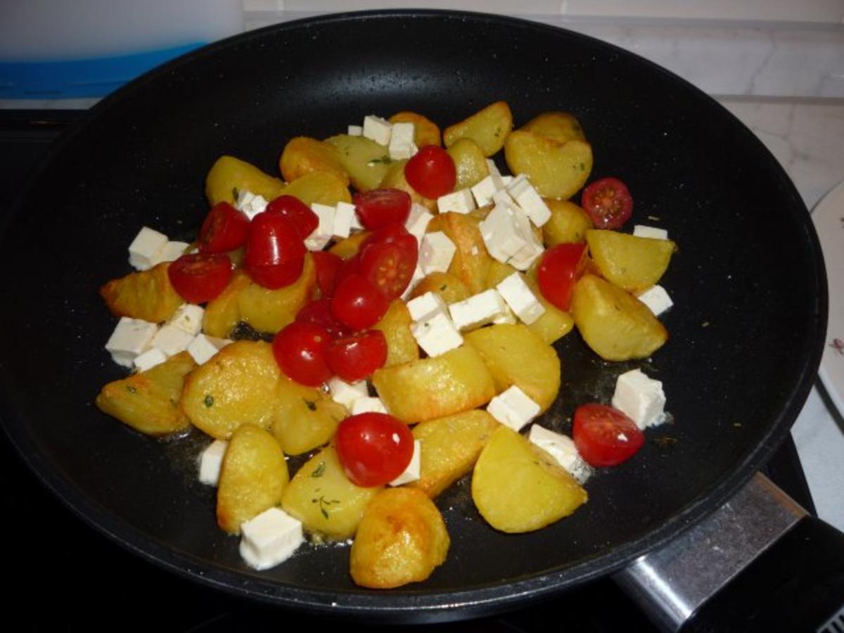 Kartoffeln mit Schafskäse - Rezept