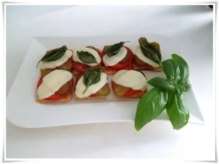 Toastbrot-Häppchen  mit Mozzarella und ….. überbacken - Rezept - Bild Nr. 14