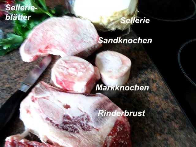 Suppe:   RINDFLEISCHBRÜHE , klar - Rezept - Bild Nr. 2