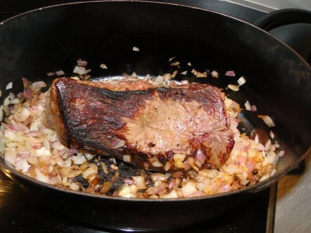 Rinderbraten (Bug) mit Babymöhrchen und Zuckerschoten - Rezept - Bild Nr. 7