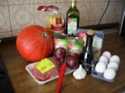 Kürbis-Hack-Nudelauflauf - Rezept