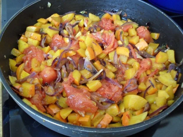 Kürbis-Hack-Nudelauflauf - Rezept - Bild Nr. 8