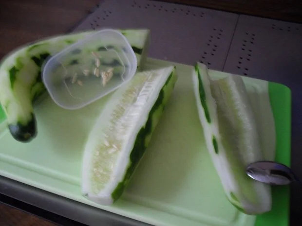 Gurkensalat aus Chinesischer Schlangengurke - Rezept - Bild Nr. 5