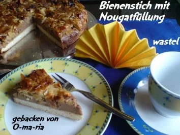 Rezept: Bienenstich mit Nougatfüllung Bild Nr. 5 Bienenstich mit Nougatfüllung - Rezept - Bild Nr. 5