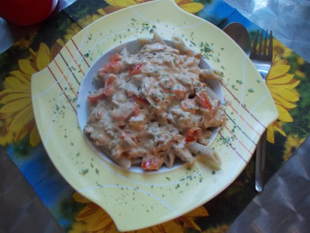 Penne mit Thunfischsauce - Rezept mit Bild - kochbar.de