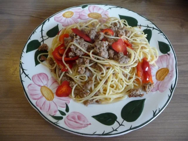 Rezept: Unter 30 Minuten : Nudel - Hack - Pfanne Unter 30 Minuten : Nudel - Hack - Pfanne - Rezept