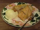 Dessert : Apfelstrudel mit Vanilleeis - Rezept