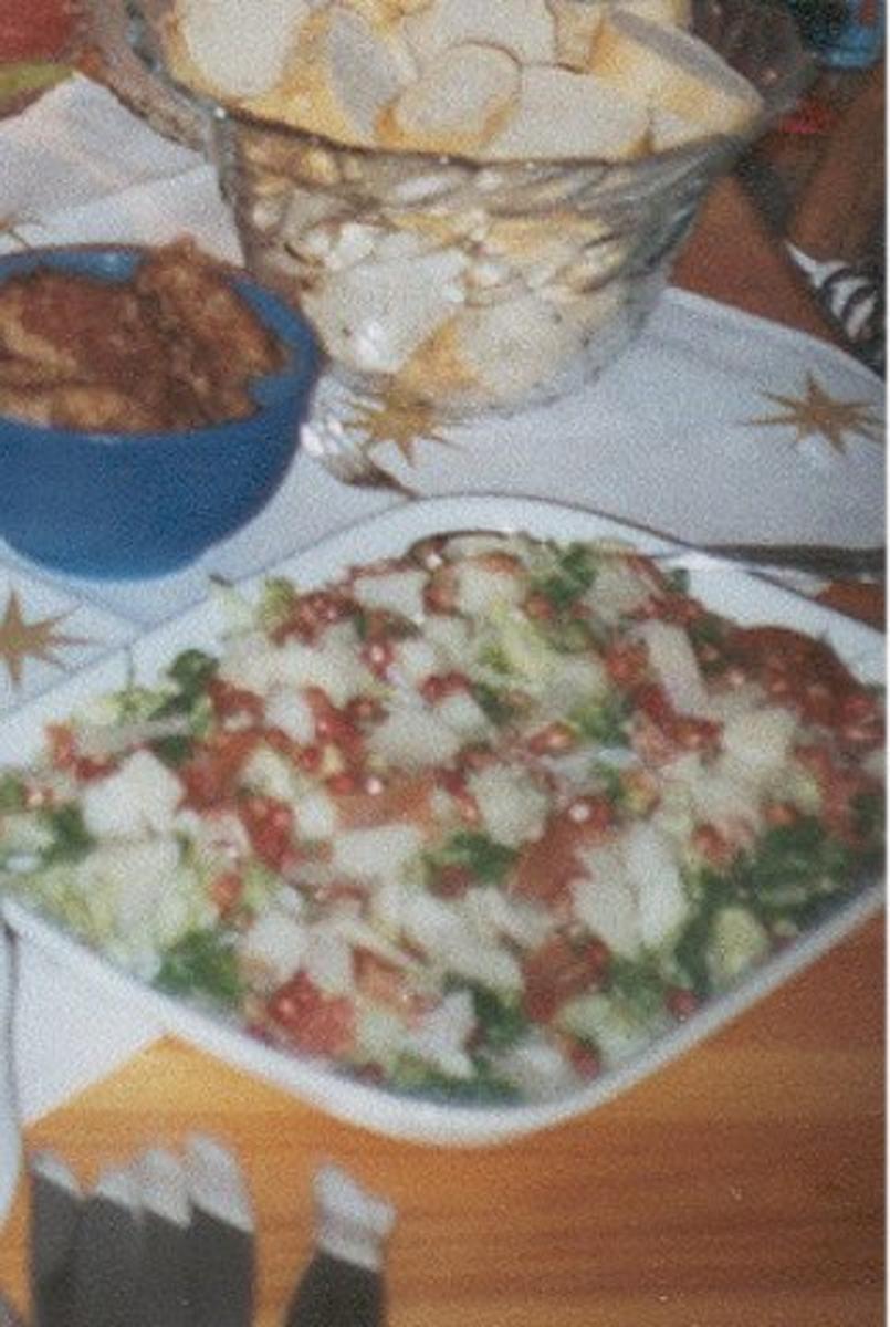 Rucola-Salat mit Granatapfel - Rezept