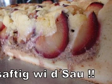 Rezept: Mein Pflaumenkuchen im Nussbett mit Streusel Bild Nr. 11 Mein Pflaumenkuchen im Nussbett mit Streusel - Rezept - Bild Nr. 11