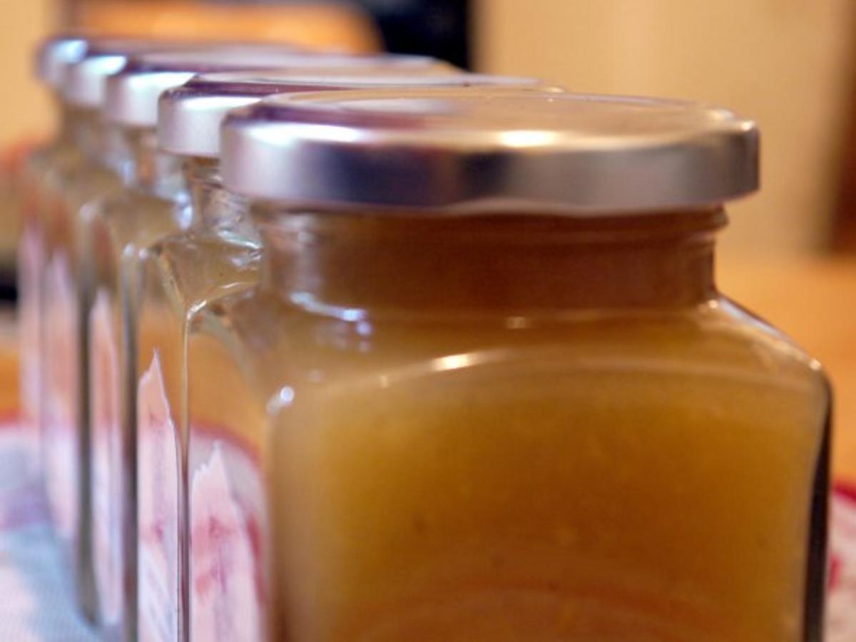 Birnen Ingwer Marmelade - einfach - 84 kcal/100g