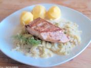 Lachs auf Fenchelgemüse - Rezept