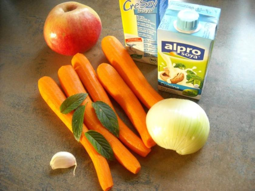 Fruchtig scharfe Karottensuppe mit Minze - schnell &amp; einfach - von ...