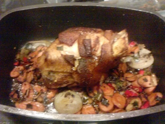 Rezept: BAYERISCHE SCHWEINSHAXN genightcookert und gebiert Bild Nr. 13 BAYERISCHE SCHWEINSHAXN genightcookert und gebiert - Rezept - Bild Nr. 13