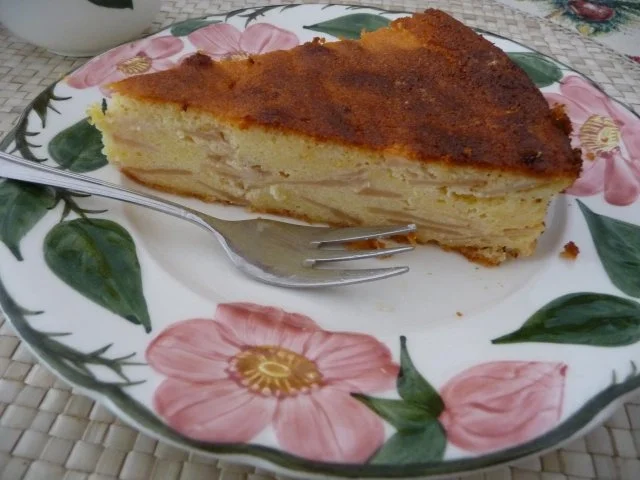Kuchen : Apfel - Käsekuchen  frei nach Schnautze - Rezept