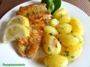 Fisch:   ROTBARSCHFILET im Gewürzeimantel - Rezept