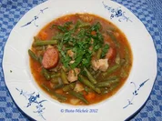 grüner Bohneneintopf aus dem Rheinland - Rezept