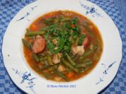 grüner Bohneneintopf aus dem Rheinland - Rezept