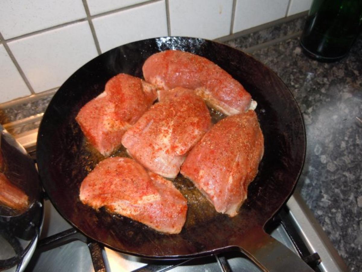 Sauerkraut mit Schweinefilet und Pellkartoffelbrei - Rezept - Bild Nr. 8