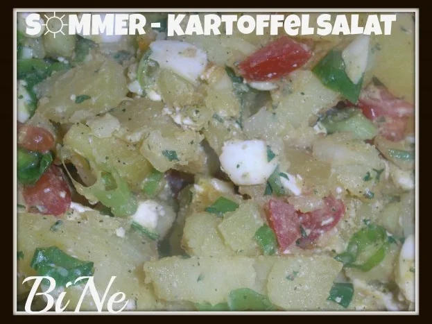 BiNe` S S☼MMER - KARTOFFELSALAT - Rezept