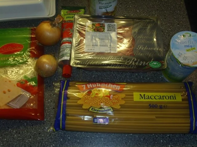 Rezept: Makkaroni Auflauf Bild Nr. 2 Makkaroni Auflauf - Rezept - Bild Nr. 2