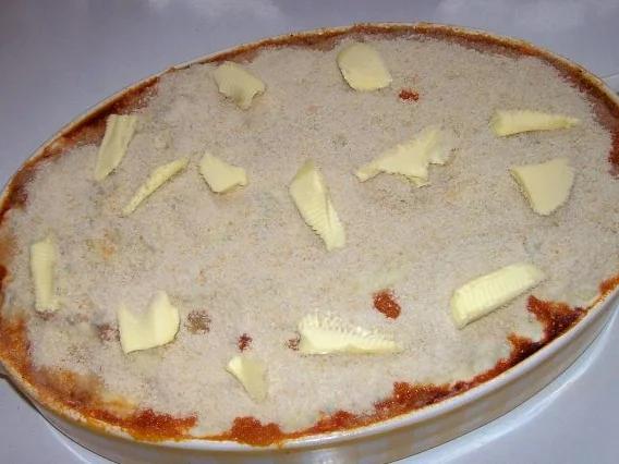 Rezept: Rosenkohl-Auflauf mit Hack-Tomaten-Soße und Schmandguss Bild Nr. 11 Rosenkohl-Auflauf mit Hack-Tomaten-Soße und Schmandguss - Rezept - Bild Nr. 11