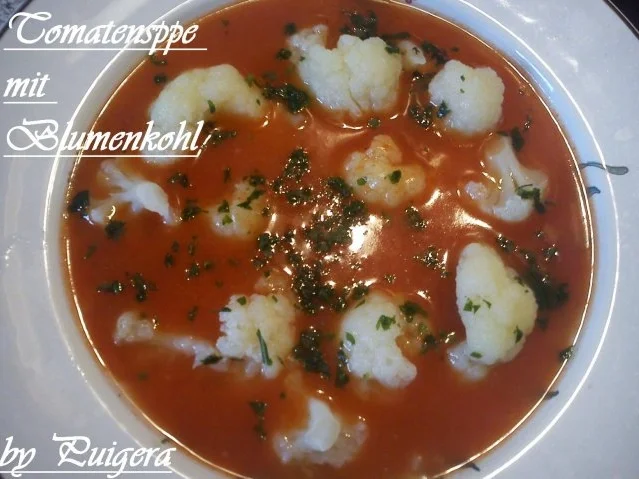 Tomatensüppchen mit Blumenkohl - Rezept - Bild Nr. 4