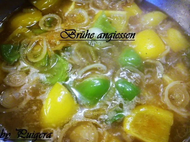 Rezept: Paprikahähnchen an Papas arrugadas Bild Nr. 5 Paprikahähnchen an Papas arrugadas - Rezept - Bild Nr. 5