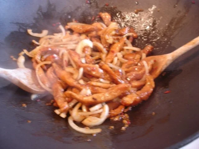 Schweineschnitzel-Eier-Wok mit Reis - Rezept - Bild Nr. 20