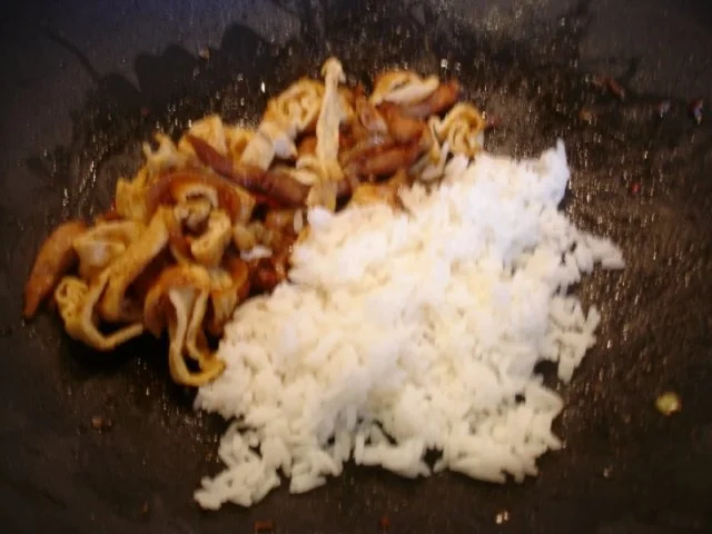 Schweineschnitzel-Eier-Wok mit Reis - Rezept - Bild Nr. 28