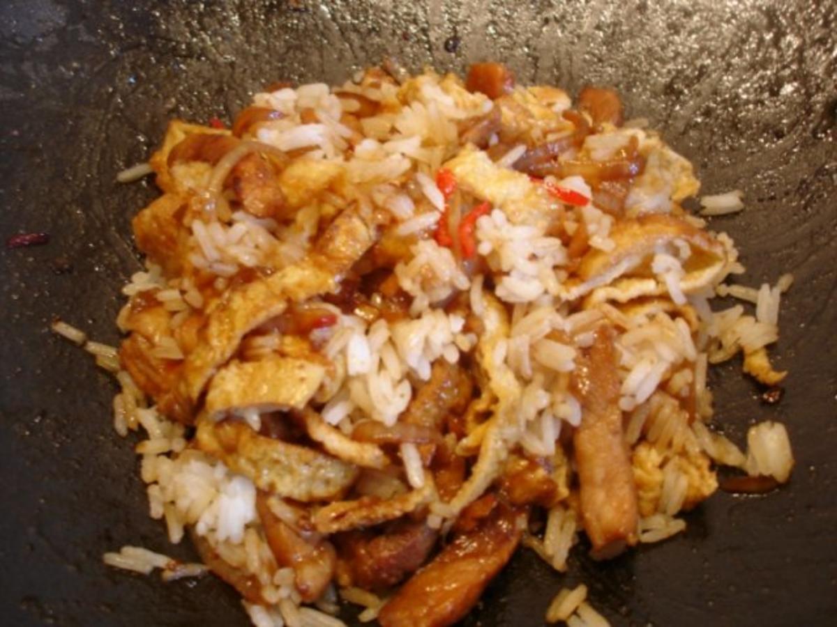 Schweineschnitzel-Eier-Wok mit Reis - Rezept - Bild Nr. 29