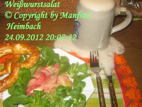 Salate – Ingrid’s feiner Weißwurstsalat - Rezept - Bild Nr. 2