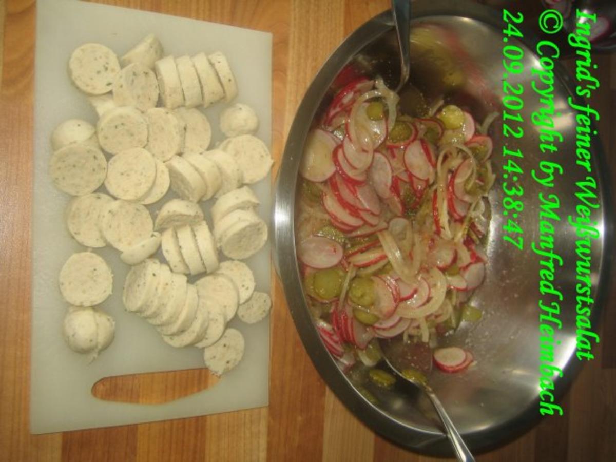 Salate – Ingrid’s feiner Weißwurstsalat - Rezept - Bild Nr. 4