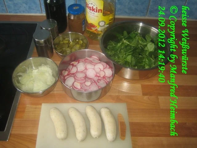 Salate – Ingrid’s feiner Weißwurstsalat - Rezept - Bild Nr. 5