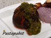 Gebackene Feige mit Pistazien Pesto - Rezept