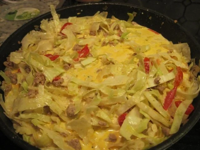 Weißkohlauflauf mit Hack, Nudeln und Käse - Rezept - Bild Nr. 6